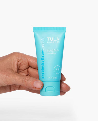 travel size purifying face cleanser