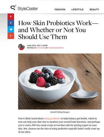 How Skin Probiotics Work—and Whether or Not You Should Use Them - StyleCaster